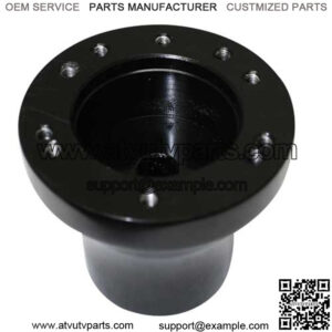 Black 5 and 6 Hole Steering Wheel Adapter - All Golf Cart Models