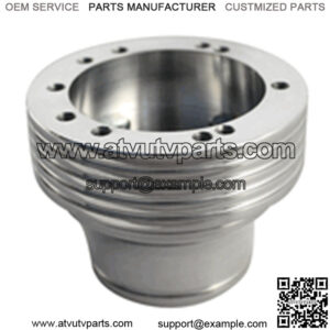 Polished Billet 5 and 6 Hole Steering Wheel Adapter - All Golf Cart Models