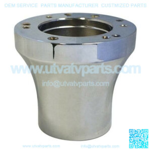 Club Car DS Golf Cart Steering Wheel Adapter - 1984+ (Chrome)