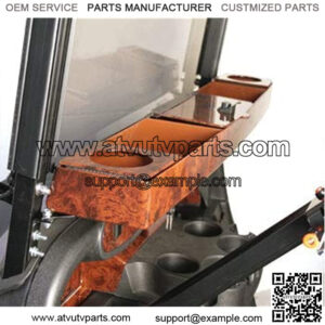 Golf Cart Regal Burlwood Dash Organizer/Beverage Tray (Universal Fit)