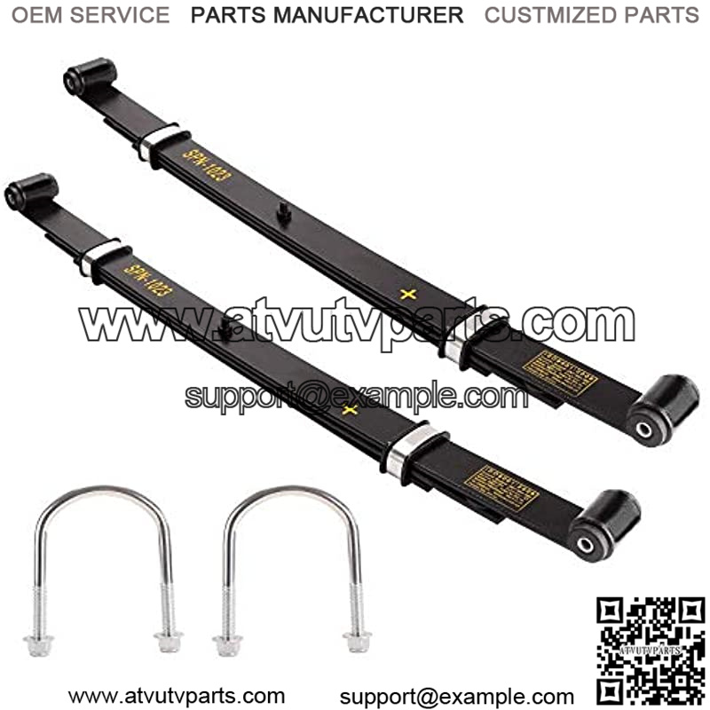 Heavy Duty Rear Leaf Spring 3 Leaf for Club Car Precedent 2004-up G&E Golf Cart 102544901 - Image 2
