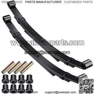 Club Car Precedent Heavy Duty Rear Leaf Spring Kit with Bushings & Sleeves for Club Car Precedent Golf Cart