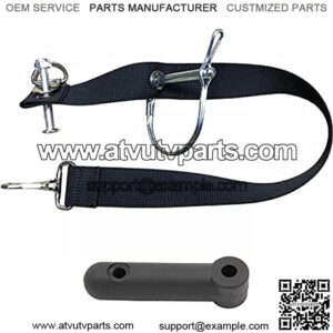 Flex Connector for Bike Trailers Compatible with Round/Square Tow Arm (Strong Elastic TPU) Shock Absorption