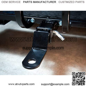 Golf CART Trailer Hitch, FITS ON Backseat FOOTREST- Club CAR, EZGO, Yamaha