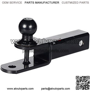 LY824 3-in-1 ATV Hitch Ball Mount Adapter with 1-7/8" Ball Hollow Shank