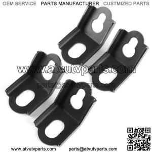 4xFront+Rear Tie Down Hooks Attach Point Kit For 2017-2022 Can-Am Maverick X3(For: More than one vehicle)