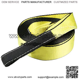 Recovery Tow Strap Polyester Recovery Strap 2" x20ft 20,000 LBS, Off Road Towing Rope, Tree Saver, Winch Strap, Protective Sleeves
