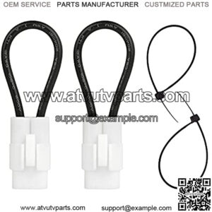 Seat Belt Bypass Compatible with All Kawasaki Mule and 2017+ Kawasaki Teryx X4, KRX 1000 Harness Override Plug Clips for All Yamaha YXZ & Viking