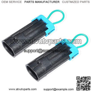 2 Pcs Seat Belt Bypass Plug for Polaris RZR RS1 Ranger 570-1000 XP, Harness Override Clip for Can AM Maverick Commander Defender Accessories