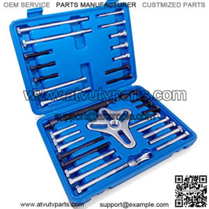 46pcs Harmonic Balancer Puller Set, Steering Wheel - Flywheel -Crankshaft Pulley Puller