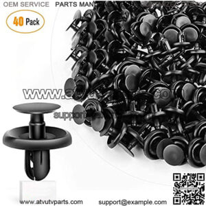 Engine Under Cover Push-Type Retainer for Lexus & Toyota Clips 90467-07201 OEM Replacement Fasteners - 40PCS