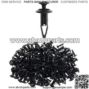 Plastic Bumper Rivet Clips Fastener Screw for Rhino 450 660 Yamaha Rhino Fender Body 100Pcs