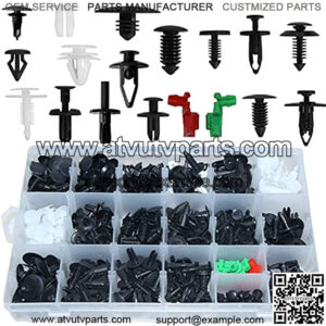 Auto Clips Car Body Retainer Assortment Clips Automotive Specialty ToolsCar Trim Fasteners Clips Tailgate Handle Rod Clip Push Rivets Plastic 19 Most Popular Sizes 425PCS Car Push Pins