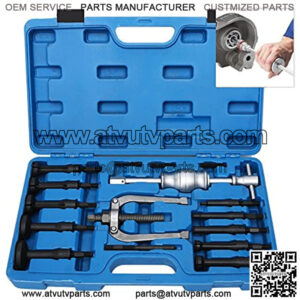 16PCS Blind Hole Inner Bearing Puller Remover Extractor Set Slide Hammer Tool Kit with Case
