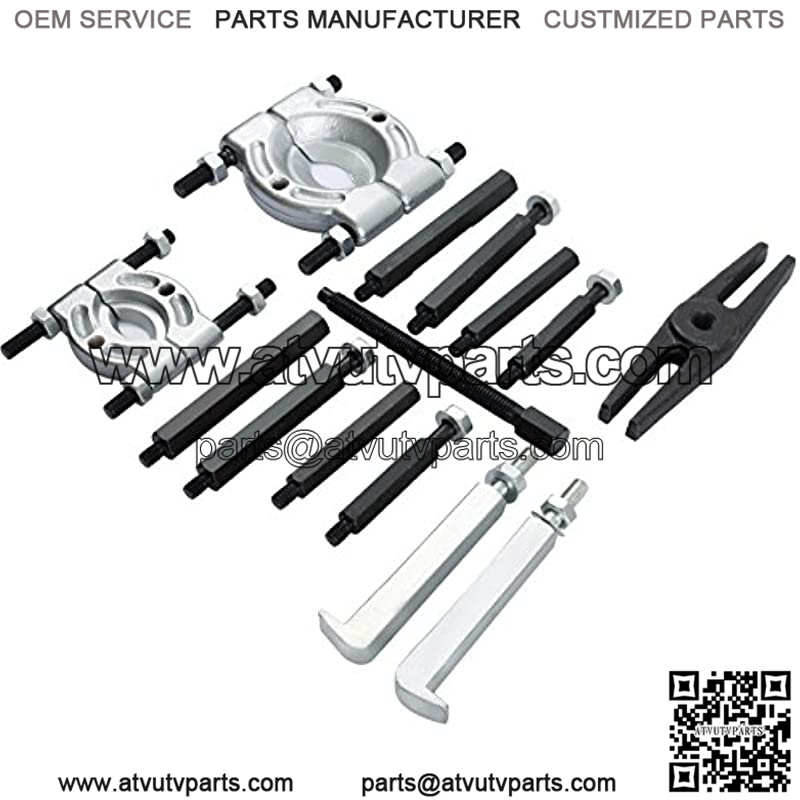 ATP 14PCS Bearing Separator Puller Set 2" and 3" Splitters Remove Bearings Kit - Image 5