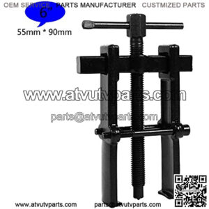 Bearing Puller Remover Gear Removal Repair Tool for Motorcycle Car Auto Adjustable Range Carbon Steel Straight Type Black - 5 Sizes for Choice (6in-5590mm)