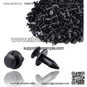 120pcs ATV UTV Body Fastener Rivets Push Pin Compatible with Polaris RZR Ranger Suzuki King Quad Kawasaki Rancher Plastic Fender Clips with Remover 7661855