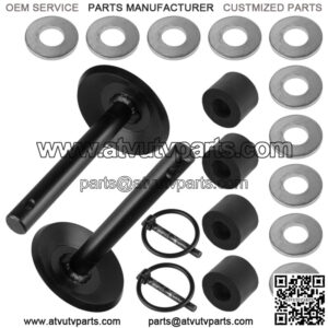 Skid Feet for Snow Plow ATV / UTV Tractor Snow Blade 1 Pair 134x77x16mm