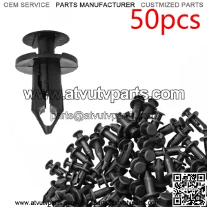 50pcs Fender Clip Body Rivet for ATV Parts For Polaris Sportsman Rangers RZR 766 (For: More than one vehicle)
