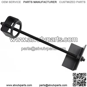 Clutch Compression Tool Replacement for YAMAHA RZR Kawasaki Polaris ATV UTV Snowmobile Primary Secondary Clutch Compression Tool (Black Iron)