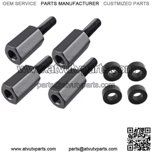 4X Seat Riser Seat Lift Kit Upright Seating Position Lift Up for Maverick X3 UTV