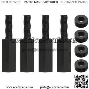 For Maverick X3 2" Seat Riser Bracket Seat Lift Mounts Kit Lift Up UTV Seat