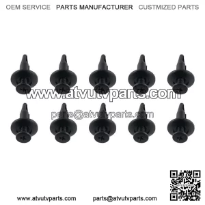 Fit For Yamaha Viking EPS/VIEPS/Ranch Edition 6mm Plastic Fender Rivets Clip Pin (Fits: Yamaha Rhino 660)
