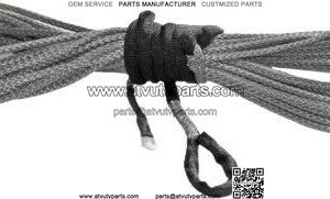 15/64" Synthetic 38' ATV Winch Cable (Smoke) 30-0083 SYN23-S38