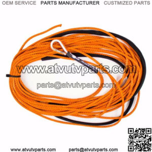 50' x 3/16" AmSteel Blue Mainline Synthetic UTV ATV Winch Rope Line Cable ORANGE