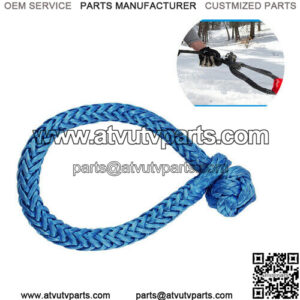 8mm * 100mm polymer Synthetic Winch Line Cable Rope fits most car ATV UTV Blue