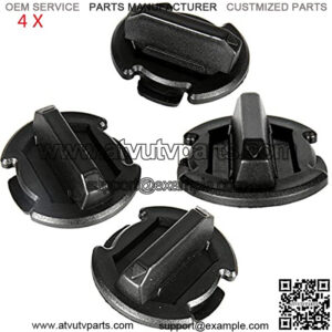 4Pcs Floor Drain Plug Twist Trap Seal for 2014-2018 Polaris RZR 1000 900 XP Turbo Models