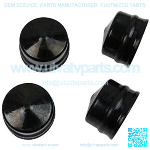 New Pack of 4 Wheel Axle Rubber Hub Caps Replacement for , Weed Eater, Poulan, Sears, Crafstman, Ryobi and Roper,Lawn Mower, Lawn Tractor and Snow Blower 532104757