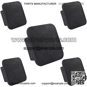 5 Pcs 1 1/4 Inch Trailer Hitch Tube Cover Plug Cap Universal Rubber Insert for 1.25'' Receivers Class 1 2 I II Ford Toyota GMC Subaru Jeep Dodge Nissan Audi BMW Porsche Polaris ATV UTV