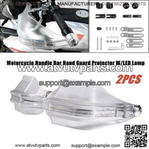 2X Motorcycle Handle Bar Hand Guard Protector Wind Deflector ATV Handy Universal