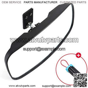 Ranger Rear View Mirror, Rearview Mirror Compatible with 2017-2021 Polaris Ranger 500 570 900 XP 1000 XP/Crew with Factory Present Drop Down Mounting Tab