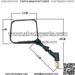 Motorcycle ATV PP shell 8MM Handle Bar End Rearview Mirrors Motorbike Universal