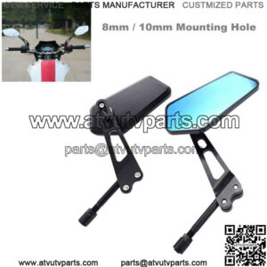 Bar End Mirrors for Motorcycle ATV Scooter Bikes Handle 8mm / 10mm Mounting Hole