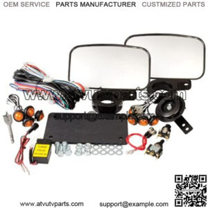UTV Horn & Signal Kit - With Mirrors for Honda Pioneer 1000-5 2016-2018