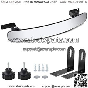 Golf Cart Rear View Mirror 16.5 Inch Extra Wide Golf Cart Rear View Mirror Fit for EZGO