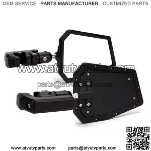 UTV Rear View Side Mirrors Aluminum fit 1.75"-2" Roll Bar Polaris Can-Am (For: More than one vehicle)