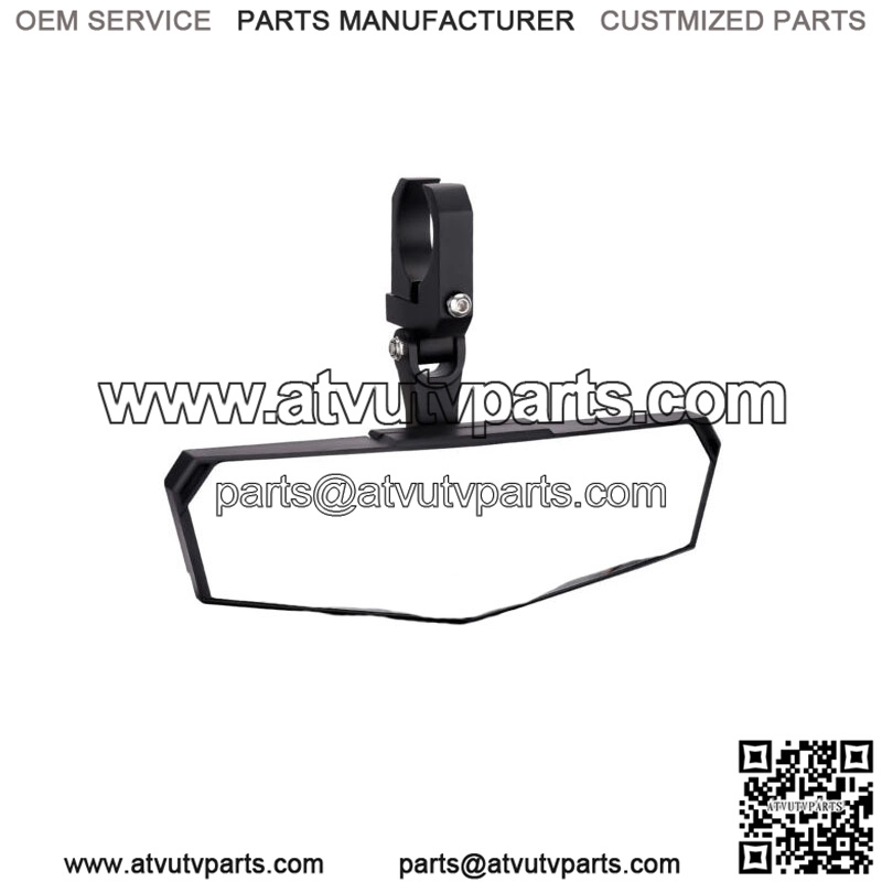 UTV Rear View Center Mirror For 1.65"-2" Honda Pioneer CFMOTO ZForce Arctic Cat