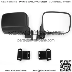 UTV Rear View Side Mirrors 7.8" Large For Polaris Ranger 500/570/XP 900 2014-23