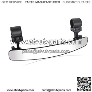 16.5" Ultra View UTV RearView Mirrors with 1.75-2.0" Clamps Compatible with Polaris RZR 800 900 1000 Turbo, Can Am Maverick, Honda Pioneer Talon, Kawasaki SXS UTV Mirror - Fit Until 2023