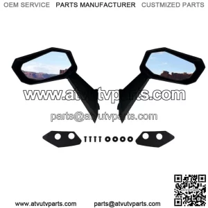 2pcs Front Door Rear View Side Mirrors for Can Am Maverick2017-2023#715004236