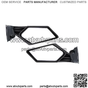 Black Racing Rear View Side Mirrors For Can-Am Maverick X3 Max R UTV 2017 2018 w