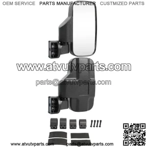 UTV Rear View Side Mirrors Set For Kawasaki Mule PRO FX FXT DX DXT PRO-MX Teryx