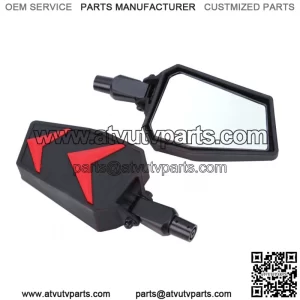 UTV Adjustable Rear View Mirrors 1.75" Bar For Polaris RZR Ranger 800 900 1000 (For: More than one vehicle)