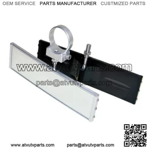 Axia Alloys Aluminum 9" Panoramic Mirror & Clamp Polaris Yamaha Kawasaki (For: More than one vehicle)