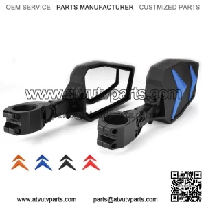 UTV Rear View Side Mirrors 1.75''- 2" Roll Bar For Honda Talon Can Am Yamaha YXZ (Fits: Yamaha Rhino 660)