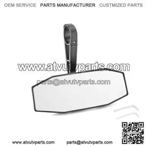 UTV Rear View Center Mirror For Polaris General 1000 XP RZR S 4 570 900 1.75'' (Fits: Yamaha Rhino 660)